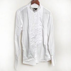 Wing collar Men's dress shirt-16 1/2 34/35 Large